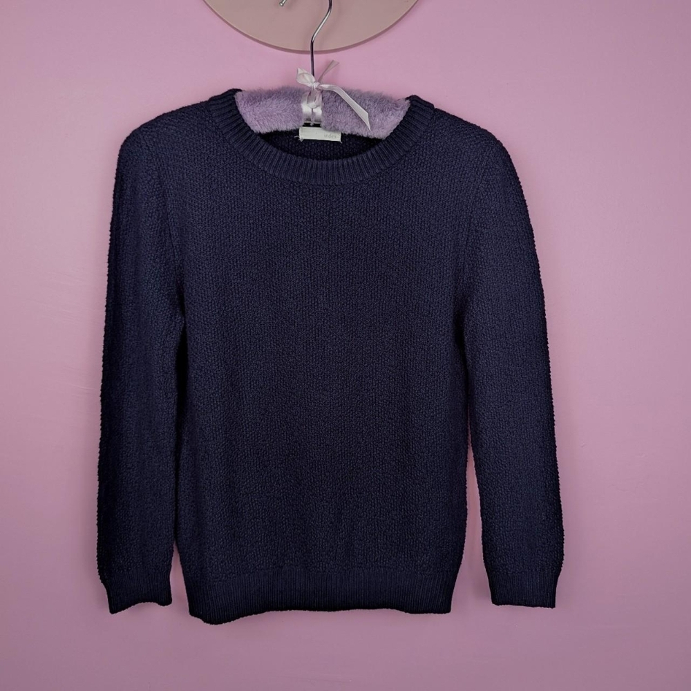 Index Dark Navy Blue Knit Sweater